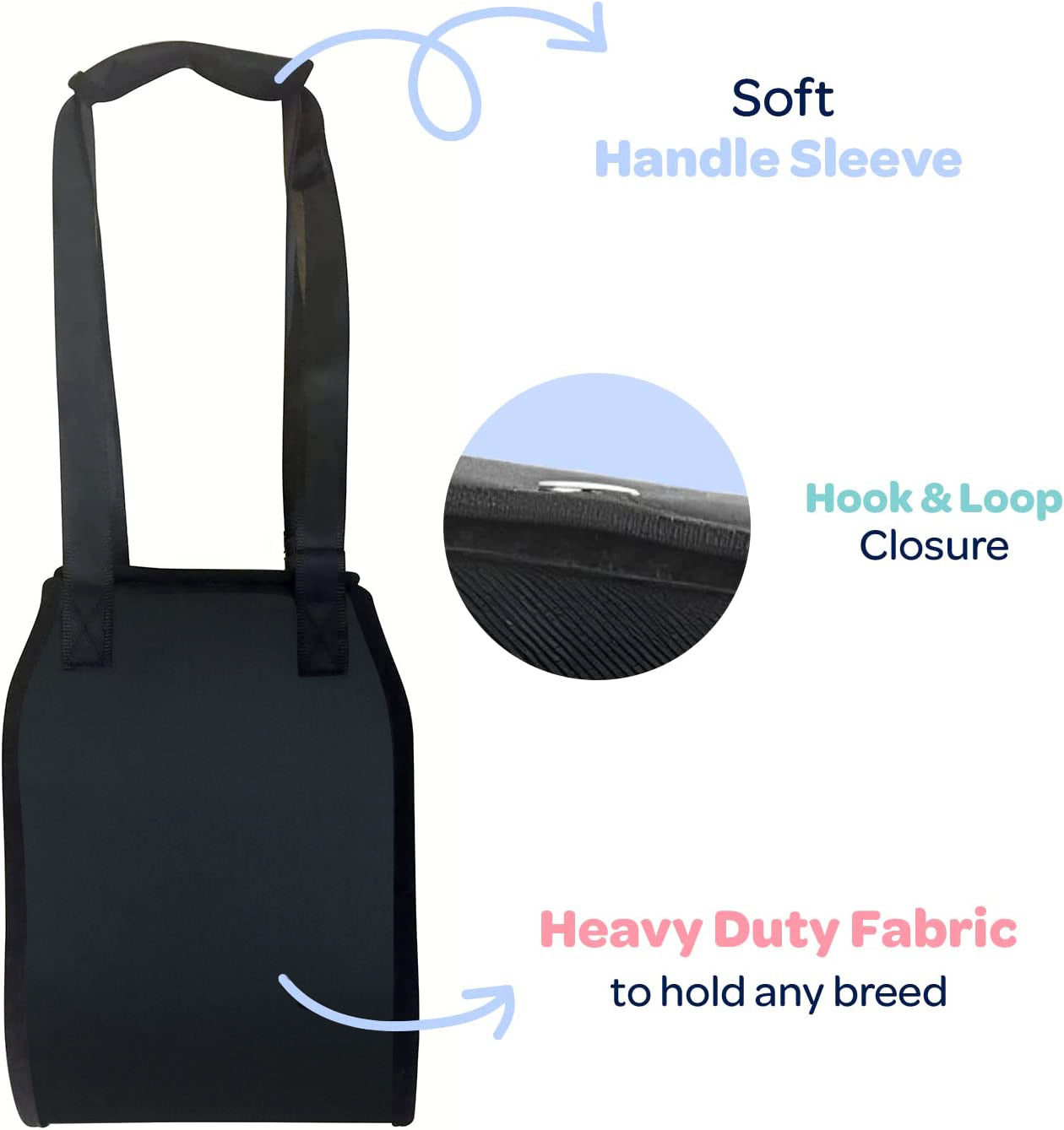 Large Dog Sling, Dog Harness with Handle, Dog Lift Harness for Rear Legs Help Support, Disabled,Joint Injuries,Arthritis,Paralysis Dogs Walk,Dog Lifter ACL Rehabilitation Rehab,7.5" x 24"