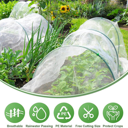 Bird Netting Garden Netting for Raised Beds 10 x 33ft Plant Netting for Gardeng Fruit Tree Netting Protective Circles for Vegetables Fruits Flowers Trees Crops to Grow Better