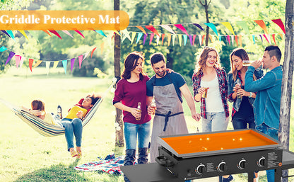 36" Silicone Griddle Mat forBlackstone Silicone Mat,Heavy Duty Food-Grade Grilling Accessories Mat Griddle Accessory Grill Mats for Outdoor Grill Accessories Reusable & Durable