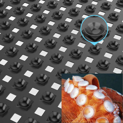 Bath Tub Mat Bath Mat for Tub Shower Mat Dinosam Bathtub Mat Non Slip 16 x 35 Extra Long Rubber Bath Mat, Suction Cups, Drain Holes, Machine Washable Bathroom Mat, Black