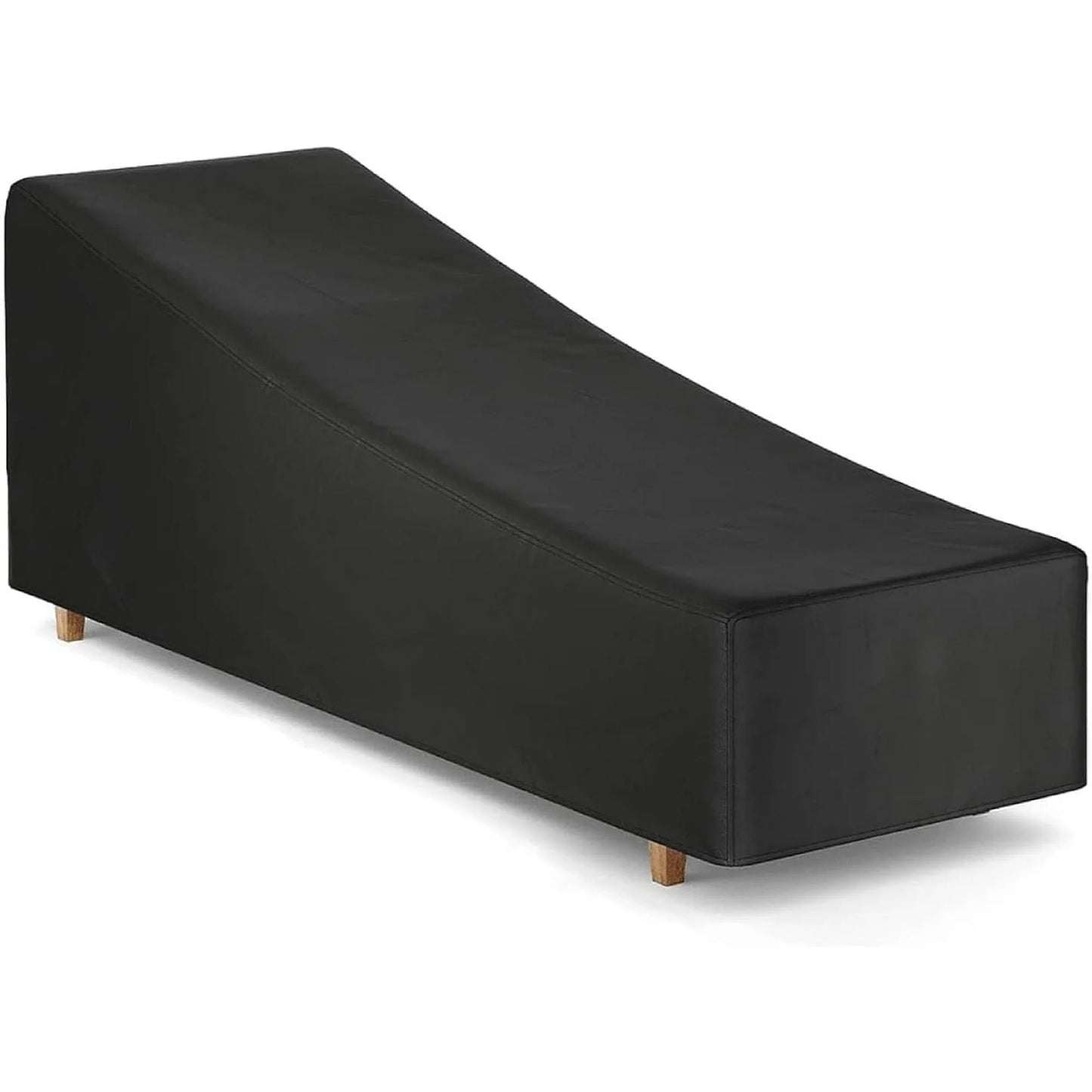 Chaise Lounge Cover 420D Patio Outdoor Furniture Covers Waterproof Outdoor Chair Covers 83W x 30D x 31.5H inch Black