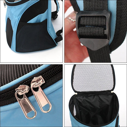 Small Dogs and Cat Backpack Carrier, Airline Approved Pet Backpack Carrier, Ventilated, Safety Strap, Buckle Support Designed for Hiking Travel Camping Outdoor