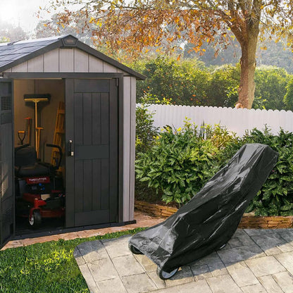 Push Mower Cover, Heavy Duty Waterproof Lawn Mower Cover, Outdoor Lawnmower Cover Universal with Drawstring & Cover Storage Bag