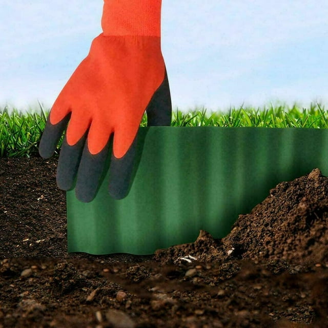 Landscape Edging Border, Garden Edging for Landscaping 8 inch x 30 feet Terrace Board Plastic Edging for Vegetable Raised Bed and Flower Bed Edging Borders