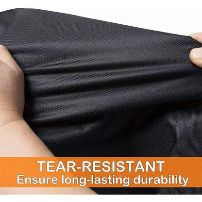 Outdoor Couch Covers for V-Shaped Outdoor Furniture Cover Waterproof Patio Furniture Cover for 5-Seater Outdoor Sectional Cover Weatherproof for Outside L Shape Couch 85" x 85" x 34" x 32"H, Black