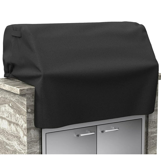 Grill Cvers for 32 inch Island Grill Cover Built-in BBQ Covers for Outside Grill Head Cover.BBQ Grill Cover Gas Grill Cover (32" W x 26" D x 24" H Inches, Black)