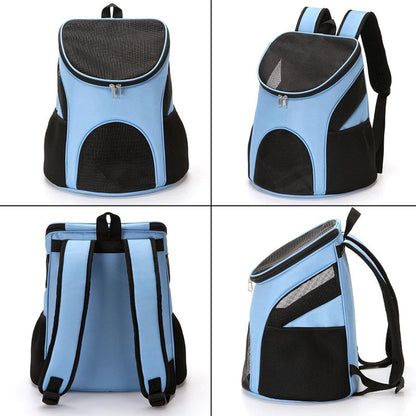 Small Dogs and Cat Backpack Carrier, Airline Approved Pet Backpack Carrier, Ventilated, Safety Strap, Buckle Support Designed for Hiking Travel Camping Outdoor