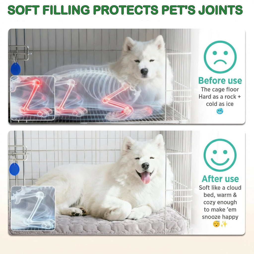 Dog Crate Mat,30 x 20 inch Washable Dog Bed Mat for Crate Mats for Dog Cage Mat Dog Kennel Pad Dog Kennel Mat Dog Crate Liner Dog Beds for Large Dog