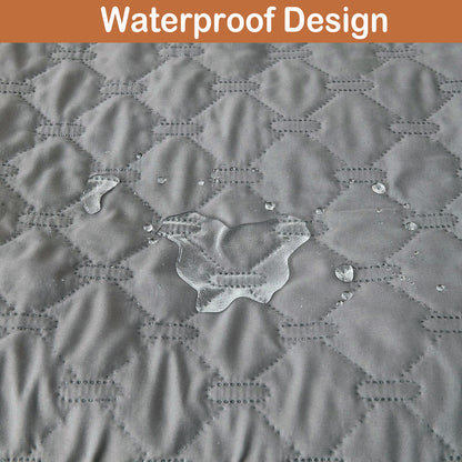 Calming Dog Bed Mat for Couch, Calming Dog Couch Bed with 3 Side Dog Pillow for Cat Dog Sofa. 30 x 30 x 5.2 inch Dog Beds