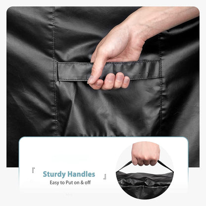 Fire Pit Cover Square, Waterproof Heavy Duty 600D Gas Fire Pit Table Cover with PVC Coating,2 Handles, 2 Air Vents,100% Waterproof,Anti-Crack, 32 x 32 x 24 inch Fits for 29”,30",31",32", Weight:2.06lb