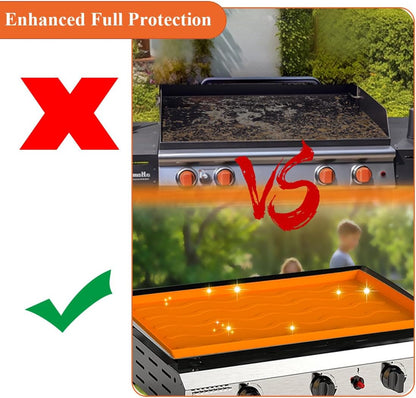 36" Silicone Griddle Mat forBlackstone Silicone Mat,Heavy Duty Food-Grade Grilling Accessories Mat Griddle Accessory Grill Mats for Outdoor Grill Accessories Reusable & Durable