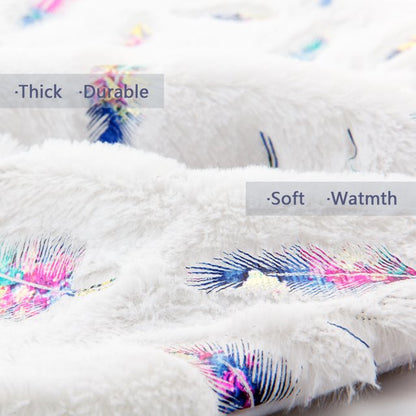 Tree Skirt, Larger 36'' Feather Xmas Decorations Indoor, White