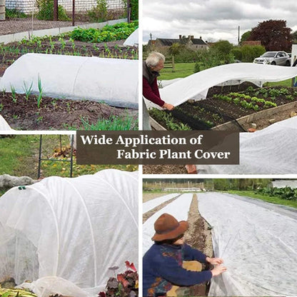 Plant Covers Freeze Protection, Floating Row Cover, Reusable Frost Cloth Blanket Floating Garden Fabric Plant Cover for Winter Frost Sun Pest Protection (10x33 ft 1.0oz)