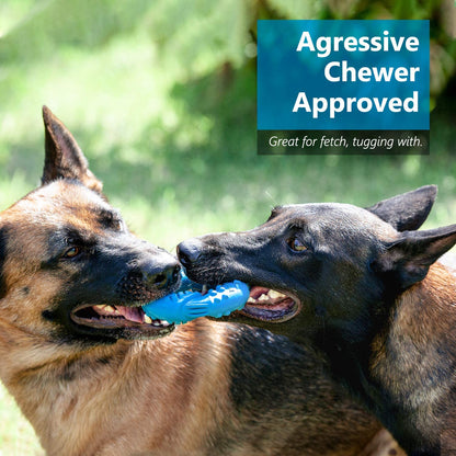 Dog Toys for Aggressive Chewers Dog Toy Interactive Dog Toys for Large Dog Chew Toys for Aggressive Chewers,Dinosam Indestructible Dog Toy for Medium Large Dogs, Blue