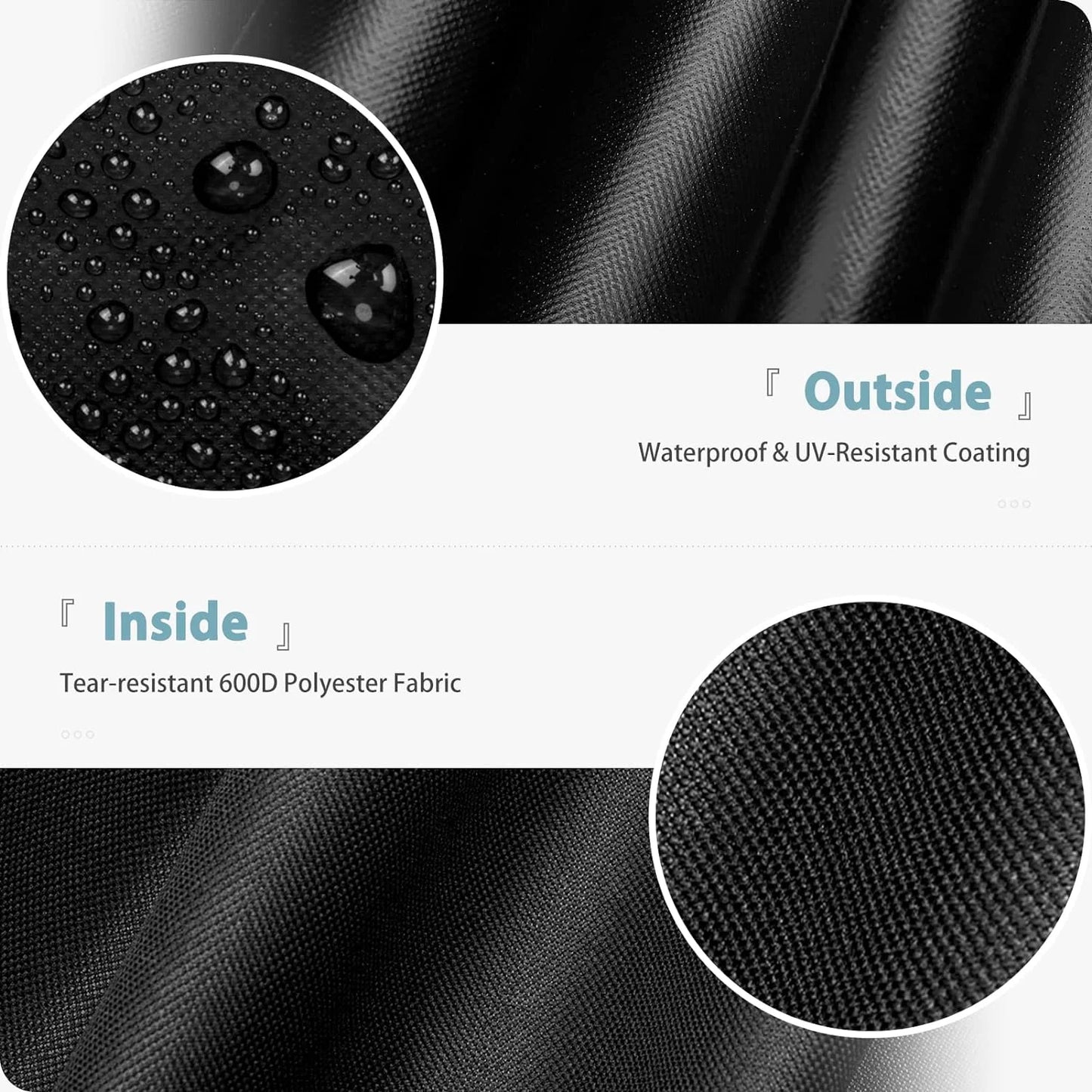 Fire Pit Cover Square, Waterproof Heavy Duty 600D Gas Fire Pit Table Cover with PVC Coating,2 Handles, 2 Air Vents,100% Waterproof,Anti-Crack, 32 x 32 x 24 inch Fits for 29”,30",31",32", Weight:2.06lb
