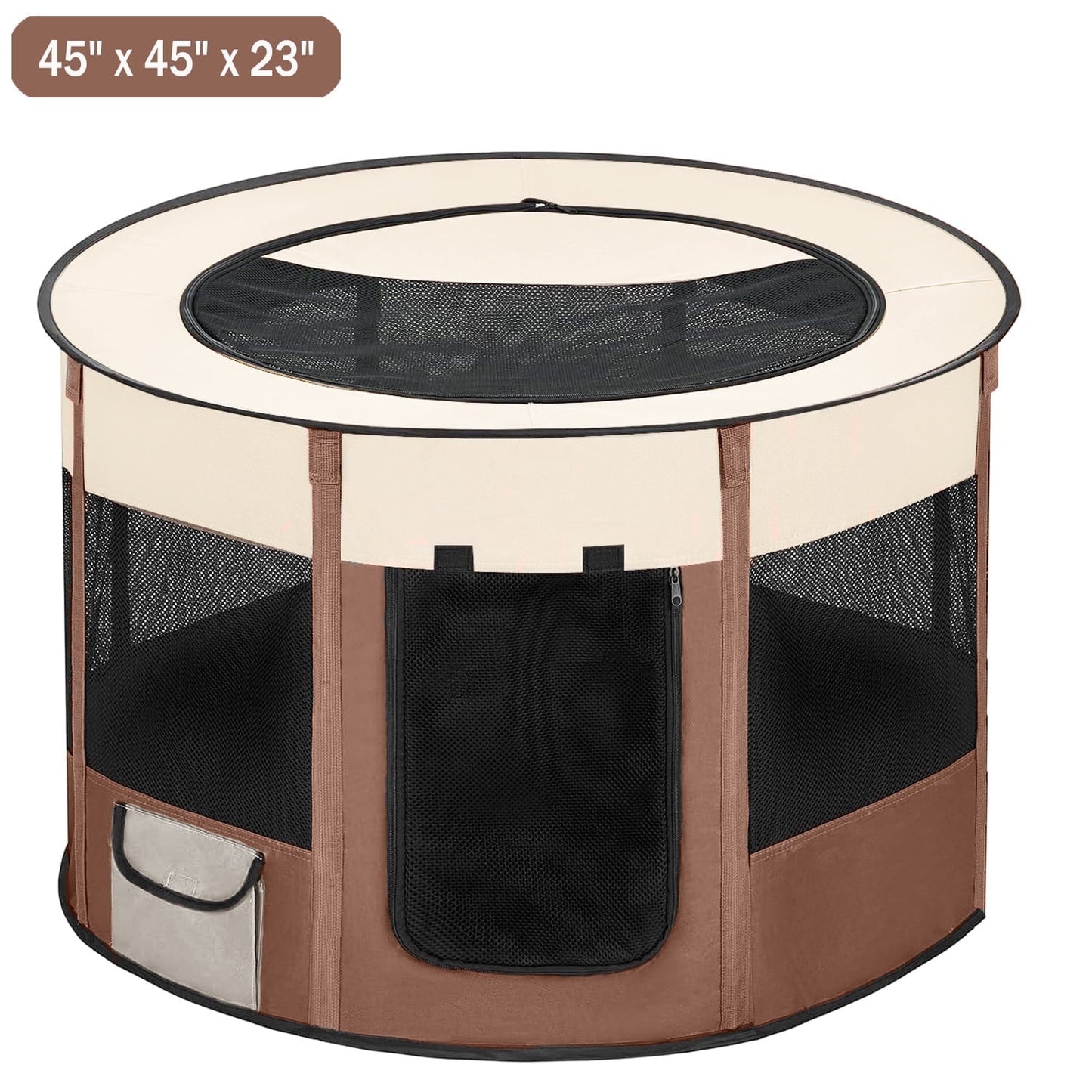 Extra Large Pet Playpen Cat Playpen Dog Playpen Puppy Playpen Indooor Cat Cage Dog Fence, Dinosam 44" Diameter 22" Height Cat Tent Playpen for Indoor Cats Pen for Cat Puppy Rabbit
