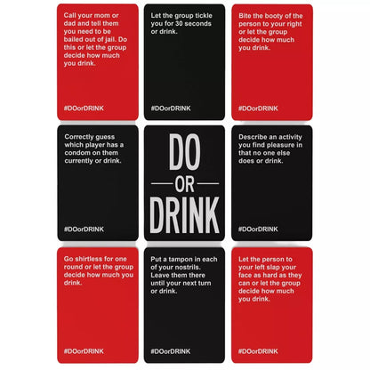 Do or Drink Drinking Card Games for Adults - Fun Adult Games for Game Night & Parties - 21st Birthday Gift & Bachelorette Party Games with 350 Cards & 175 Challenges That Will Get You Drinking